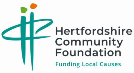 The logo for Hertfordshire Community Foundation.