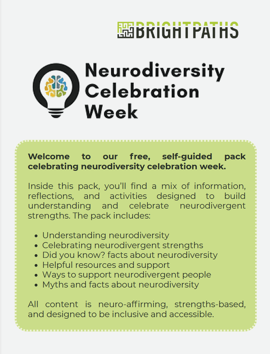 Neurodiversity celebration week pack