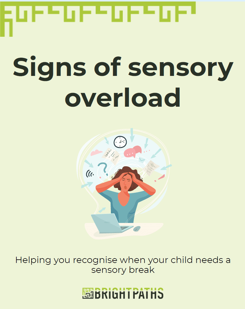 Signs of sensory overload guide front cover